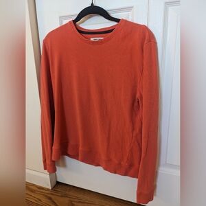 Tory sport orange crew neck sweater